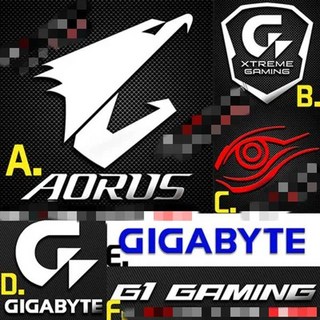 GIGABYTE AORUS G1 게임 금속 로고 스티커