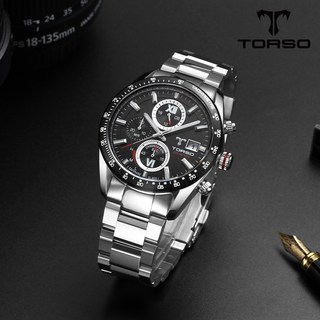 TORSO 토르소 프리미어 T701M 제우스 에코솔라 다이버 워치 남자 메탈 시계