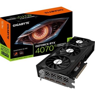 Gigabyte GeForce RTX 4070 Ti Super WINDFORCE OC Graphics Card 2625MHz Core 16GB GDDR6X 21000MHz 25, 1개