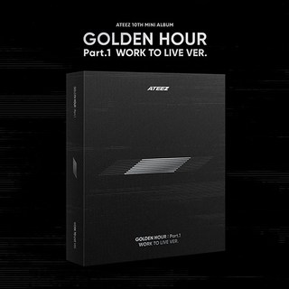 에이티즈 앨범 미니 10집 [GOLDEN HOUR Part.1] WORK TO LIVE ATEEZ 골든아워 DVD Ver.