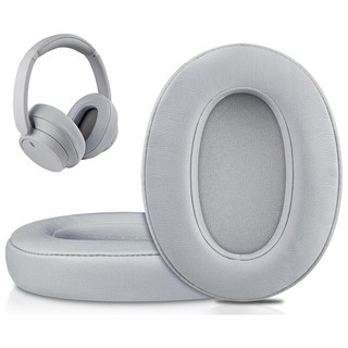 SOULWIT 교체용 이어패드-호환 모델 Sony WH-XB900N/WH-CH710N/WH-CH720N/WH-RF400/MDR-RF895RK 다양한 소재 가능 1쌍, Protein Leather, Grey, 1개