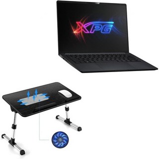 박스웨이브 스탠드 및 마운트 XPG 제니아 14 라이프스타일 울트라북 호환 진짜 나무 랩탑 침대 트레이 침대에서 편안하게 작업할 수 있는 책상 제트 블랙, 박스웨이브 스탠드 및 마운트 XPG 제니아 14 라이프