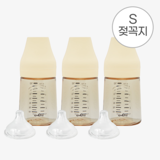 스펙트라 올셋 PPSU 젖병 160ml S 젖꼭지 포함 3개 구성, 올셋PPSU160S 3개구성