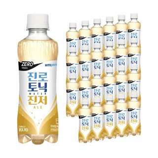 하이트진로 제로 토닉워터 진저에일, 300ml, 24개