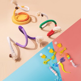 티유 마따따비 혼자서도 잘 노는 고양이 장난감 1세트 이갈이3개 부착형 낚시3개 상품 이미지