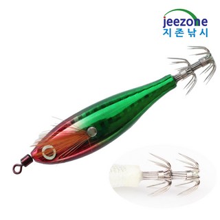 지존낚시 수평에기 제이제이 일산훅 슬로우싱킹 갑오징어에기 쭈꾸미 한치에기 문어 무늬 오징어에기, 레이저수박, 10g