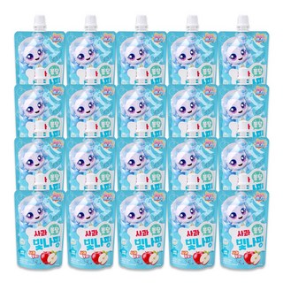 해호 캐치티니핑 퐁당 음료수 빛나핑 사과맛, 20개, 100ml