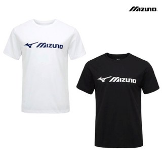 미즈노 POLY BIG LOGO SHORT SLEEVE 반팔 티셔츠 데일리 반팔티 기능성 반팔 운동 티셔츠