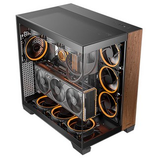 Antec C8 MESH 빅타워 케이스 (우드) 사용 모습