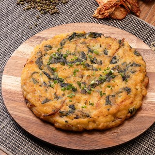 정선푸드팜 100% 녹두 곤드레 빈대떡, 440g (1개) 빈대떡반죽 정선푸드팜 100% 녹두 곤드레 빈대떡, 440g (1개) 빈대떡반죽