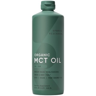 스포츠리서치 MCT 오일 언플레이버드, 1개, 946ml