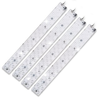 삼성 LED 모듈 2등용세트 사각방등 50W, 주광색, 1개 12 루멘룩스 안정기일체형 LED 리폼램프 슬림렌즈 30W, 주광색, 4개
