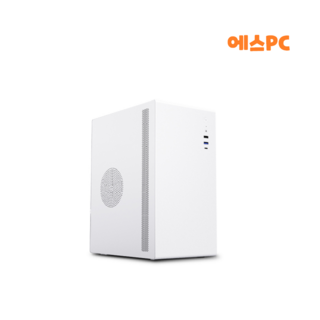 에스PC i5 조립컴퓨터 데스크탑 본체, 화이트, 게임용 1번, 256GB, 16GB, WIN11 Pro