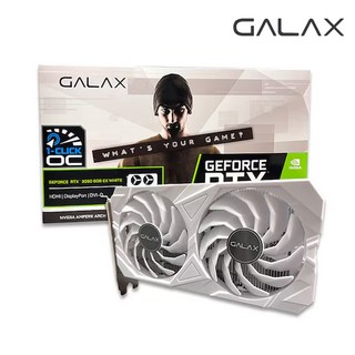 갤럭시 GALAX 지포스 RTX 3050 EX WHITE D6 그래픽카드