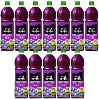 미닛메이드 포도, 12개, 1.5L