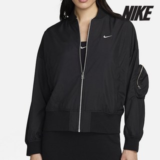 나이키 여성용 자켓 L2- FN2840-010 우먼스 스포츠웨어 에센셜 오버사이즈 봄버 재킷