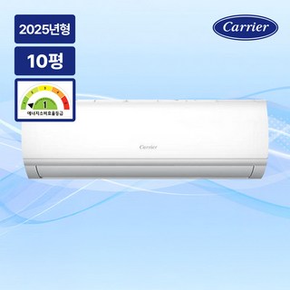 캐리어 10평 1등급 벽걸이 에어컨 인버터 실외기포함 DARC-0101CAWSD, 일반배관형