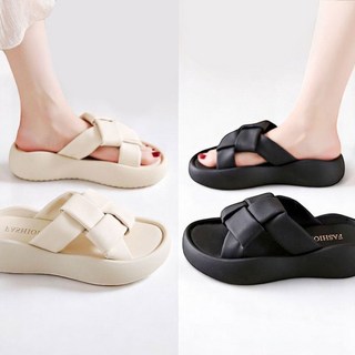 스타앤코 여성 발편한 쿠션 슬리퍼 키높이