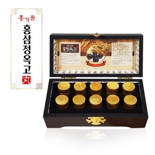 홍삼정옥고 홍삼정 홍삼분말 백복령 생지황 홍삼환 홍삼가루 벌꿀 사포닌 건홍삼 생지황즙 홍삼선물 국내산, 홍삼정옥고10환, 10개