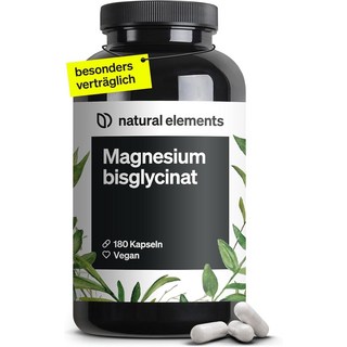 네츄럴 엘리먼츠 마그네슘 비스글리시네이트 180캡슐 300mg, 1개, 180정