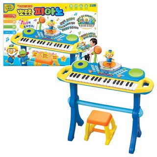 미미월드 뽀로로 춤추는피아노 완구, 혼합색상