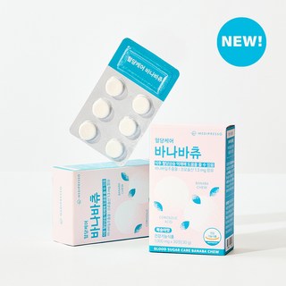 메디프레소 혈당케어 바나바잎추출물 바나바츄, 1개, 30정