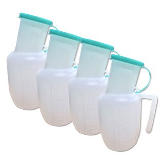 현대의료산업사 남성용 소변기, 혼합 색상, 4개