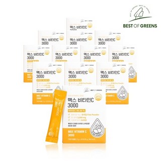 베스트오브그린 맥스 비타민C 3000 12박스 총360포, 3g, 12개
