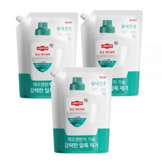 랩신 항균 세탁세제 1.5L파우치 3개, 1.5L