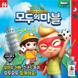 [코리아보드게임즈] c무 모두의 마블 베이직, 상세 설명 참조, 1개