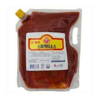오뚜기 오쉐프 스파게티 소스 2kg, 2개 팩 레드포갈릭 오뚜기 오쉐프 스파게티 소스 2kg, 2개 팩 레드포갈릭