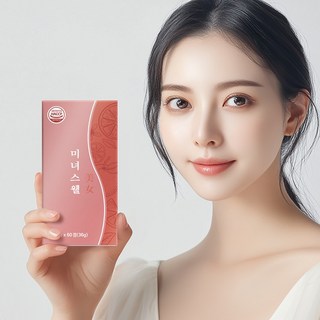 미녀스웰 브로멜라인 모로오렌지 효소, 1개, 60정