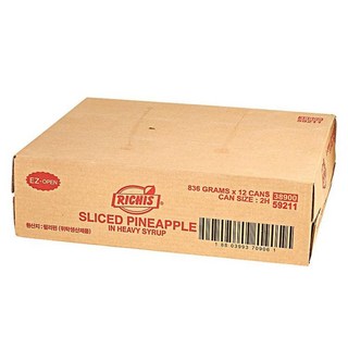 동서리치스 파인애플(슬) 836G 1박스(12입), 기본상품, 1