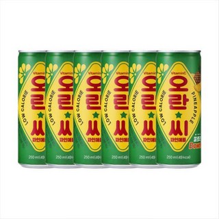 오란씨 파인애플 탄산음료, 250ml, 30개