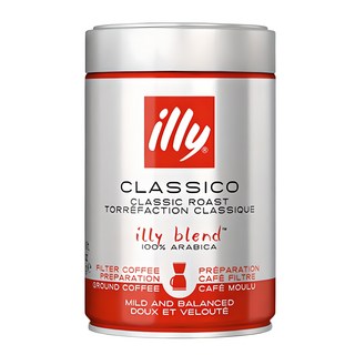 일리 클래식 로스트 필터 그라운드 클라시코 분쇄 원두, 커피메이커, 250g, 1개