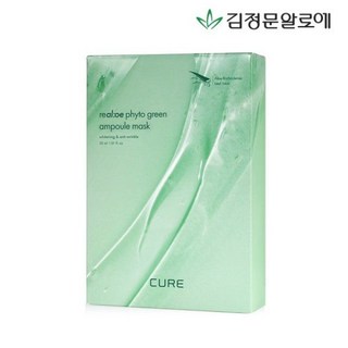 보습케어 김정문알로에 큐어 피토 앰플 마스크팩 시즌5 (10매) - 지속