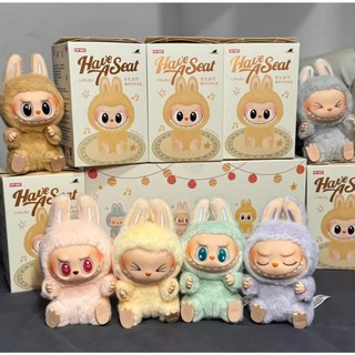 팝마트 라부부 인형 키링 2세대 나랑같이 놀자 마카롱 시리즈 피규어 랜덤박스 라부부 인형 옷 랜덤증정, 1세트