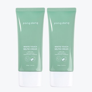 퐁당 화이트 터치 셀카 미백기능성 내츄럴 톤업 크림, 100g, 2개