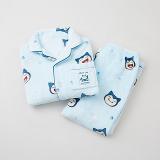 스파오키즈잠옷 포켓몬 잠만 극세사 수면 파자마 세트 민트