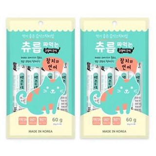 츄릅 짜먹는 고양이간식 스틱형 60g, 20개