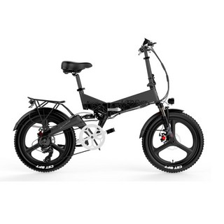 랑케레이시 G650K 접이식 전기자전거 20인치 삼성배터리 48V14A KC인증, 블랙그레이, 알루미늄