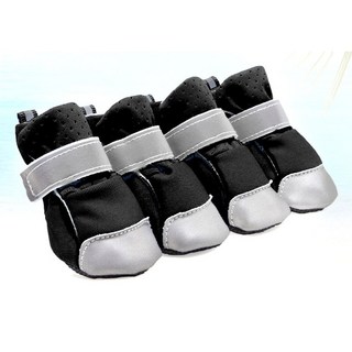 강아지신발 애견 산책신발 슈즈 미끄럼방지 부츠(블랙), 블랙