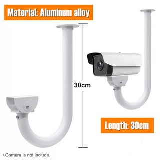J형 알루미늄 합금 CCTV 카메라 천장 마운트 브래킷 범용 펜던트 고정 보안 감시 지지대, 1개