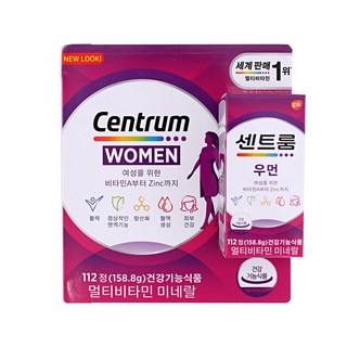 센트룸 멀티비타민 포 우먼 1418mg x 112정, 1개