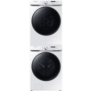 [10% 환급가전] 삼성전자 그랑데 세탁기 WF19T6000KW 19kg + 건조기 DV17T8520BW 17kg + 직렬설치 키트 방문설치, WF19T6000KW(세탁기), DV17T8520BW(건조기), 화이트