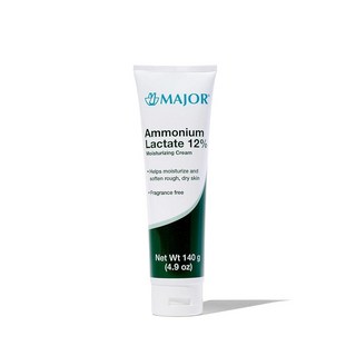 Major 암모늄 락테이트 12% 모이스처라이징 크림 - 젖산 거칠고 건조한 피부에 수분을 공급하고 부드럽게 하며 각질을 제거하는 데 도움이 됩니다 무향 138.9g(4.4온스