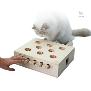고양이 사냥 본능을 자극하는 두더지 장난감 – 노즈워크 원목장난감, 8구 구성, 스트레스 해소와 불안 완화 임구순두더지포획기 고양이 사냥 본능을 자극하는 두더지 장난감 – 노즈워크 원목장난감, 8구 구성, 스트레스 해소와 불안 완화 임구순두더지포획기