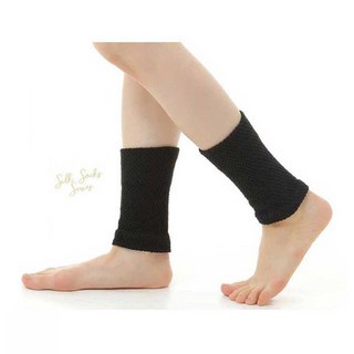 레그니트 이중직 실크 발목워머 손목워머 발토시 발목토시 겨울 방한용품 일본직수입, 레그니트_엔지