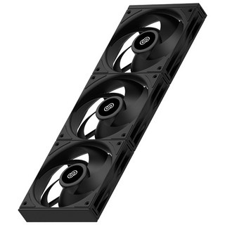 3RSYS Socoool Silence GI 120-N 데이지체인 리버스 시스템 케이스 쿨러 (3팩 블랙), 1개, 블랙, Silence GI 120-N 데이지체인 리버스 3팩