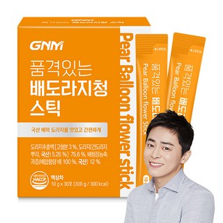 GNM자연의품격 국산 배 도라지청 스틱, 10g, 30개입, 1개